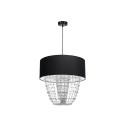 MiLagro Lampa wisząca ALMERIA BLACK/CHROME 1xE27 MLP6432