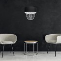 MiLagro Lampa wisząca ALMERIA BLACK/CHROME 1xE27 MLP6432