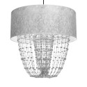 MiLagro ALMERIA SILVER BLACK nowoczesne lampy do wnętrz