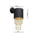 MiLagro ALMERIA BLACK GOLD designerskie lampy LED