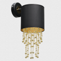 MiLagro Kinkiet ALMERIA BLACK/GOLD 1xE27 MLP6438