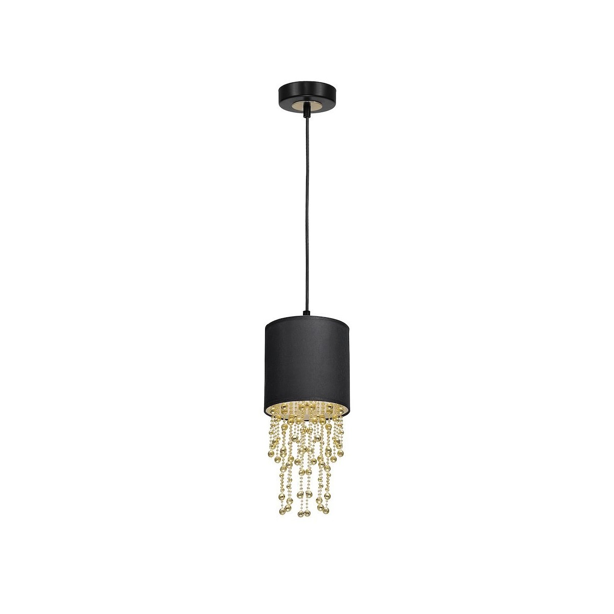 MiLagro Lampa wisząca ALMERIA BLACK/GOLD 1xE27 MLP6439