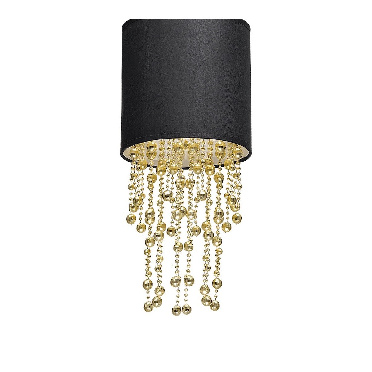 MiLagro Lampa wisząca ALMERIA BLACK/GOLD 1xE27 MLP6439