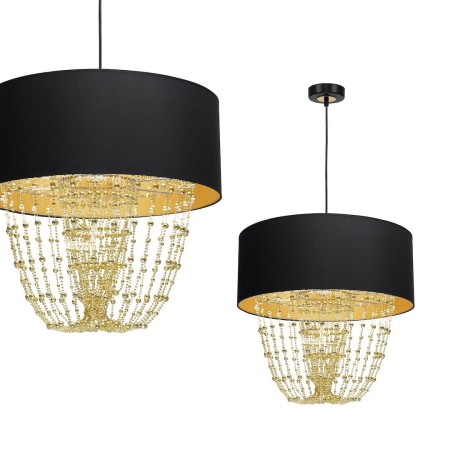 MiLagro Lampa wisząca ALMERIA BLACK/GOLD 1xE27 MLP6442