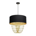 MiLagro Lampa wisząca ALMERIA BLACK/GOLD 1xE27 MLP6442