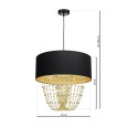 MiLagro Lampa wisząca ALMERIA BLACK/GOLD 1xE27 MLP6442