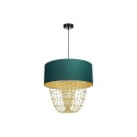 MiLagro Lampa wisząca ALMERIA GREEN/GOLD 1xE27 MLP6452