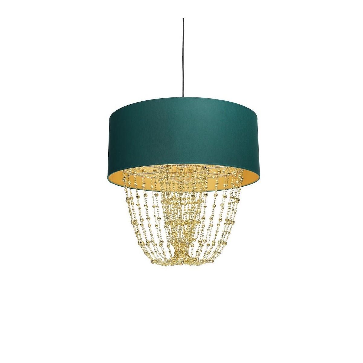 MiLagro Lampa wisząca ALMERIA GREEN/GOLD 1xE27 MLP6452