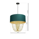 MiLagro ALMERIA GREEN GOLD stylowe oświetlenie