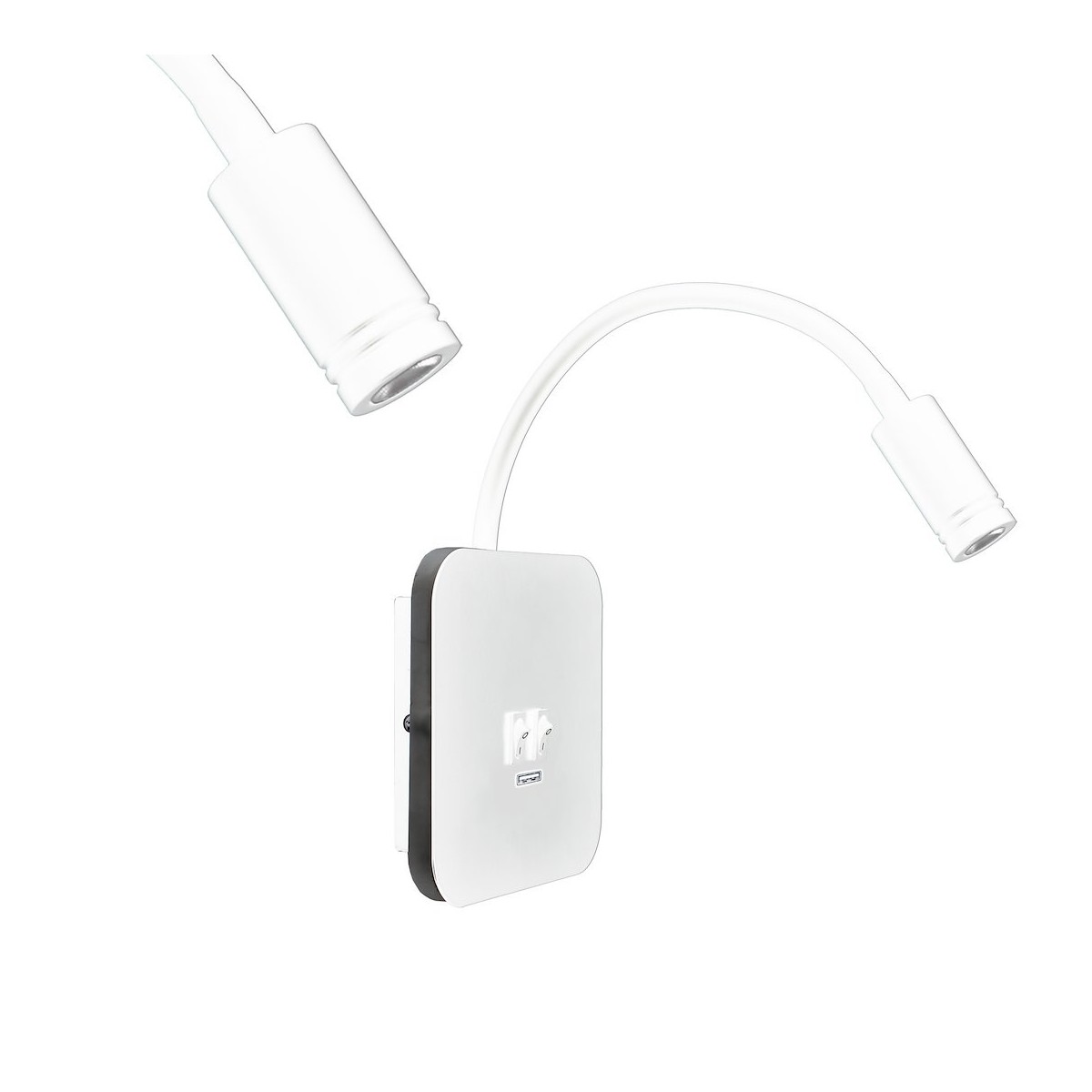 MiLagro BASE biała LED USB światło podkreślające charakter wnętrza