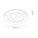 MiLagro Plafon BUBBLES 24W O390 mm ML6392
