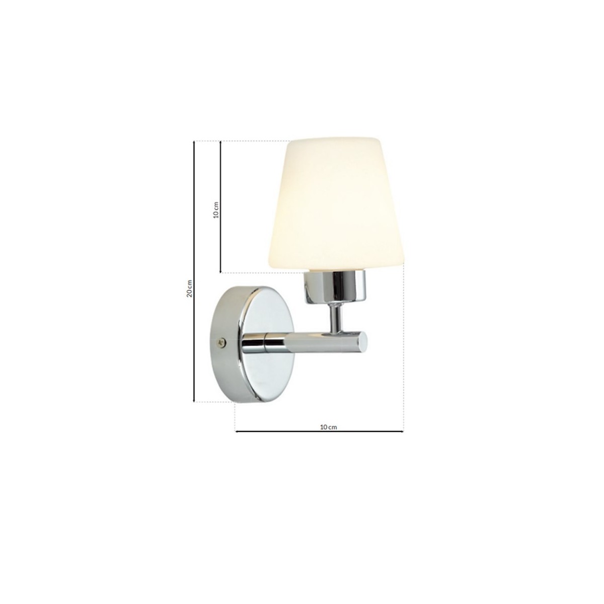 MiLagro LEE CHROME kinkiet designerskie oświetlenie