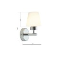 MiLagro LEE CHROME kinkiet designerskie oświetlenie