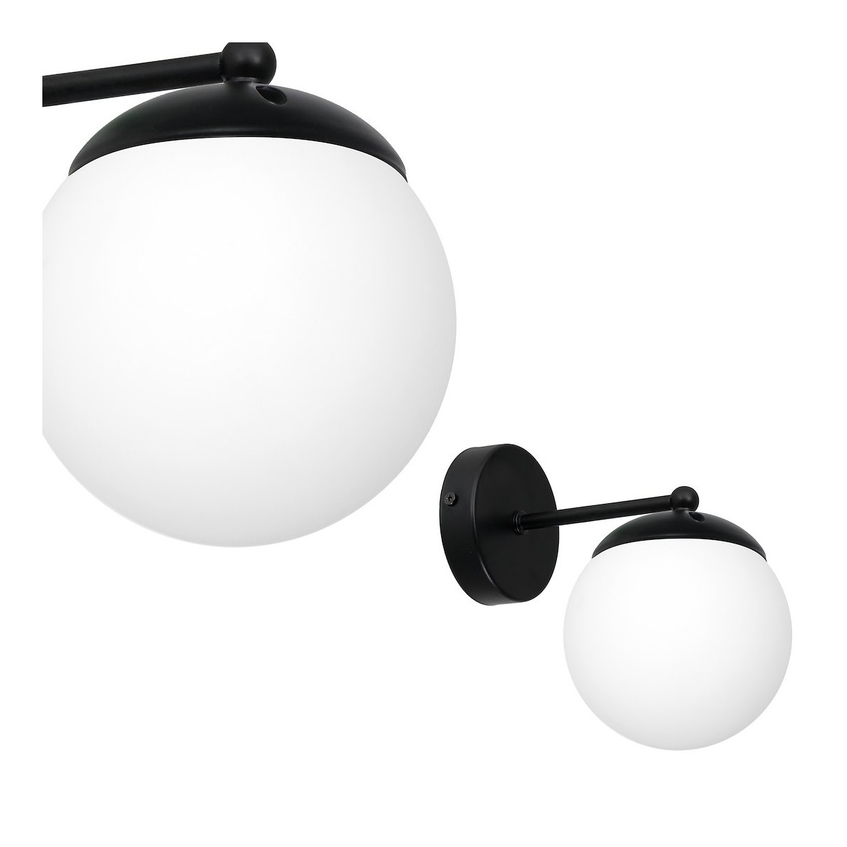 MiLagro Kinkiet LIMA BLACK 1xE14 MLP6521