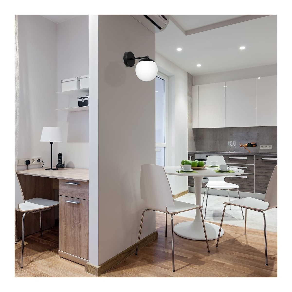 MiLagro Kinkiet LIMA BLACK 1xE14 MLP6521