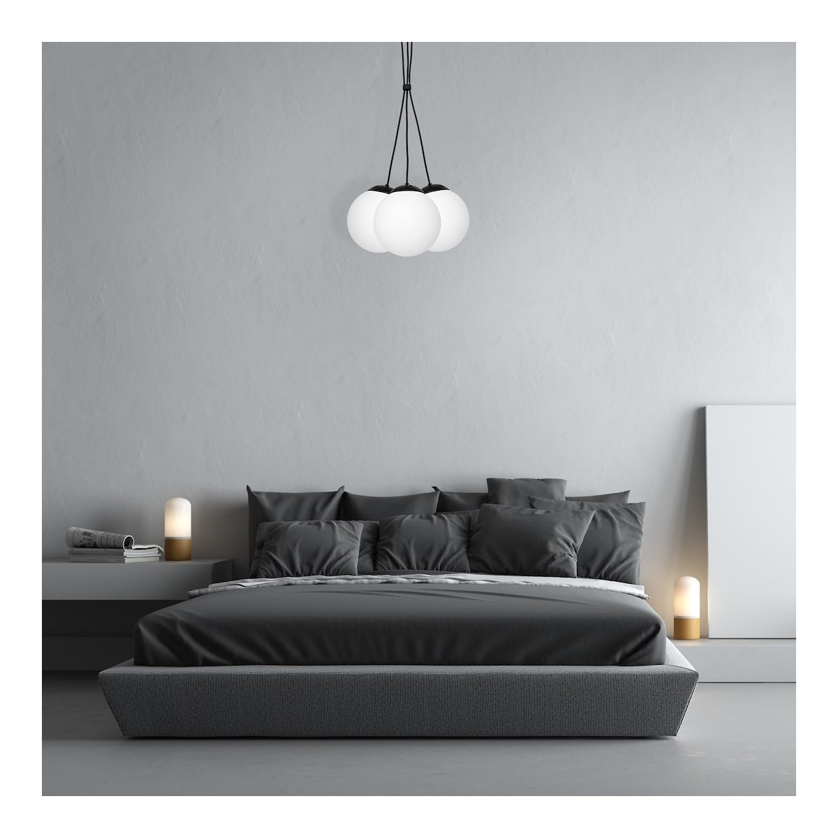 MiLagro LIMA BLACK 3xE14 wyjątkowa iluminacja
