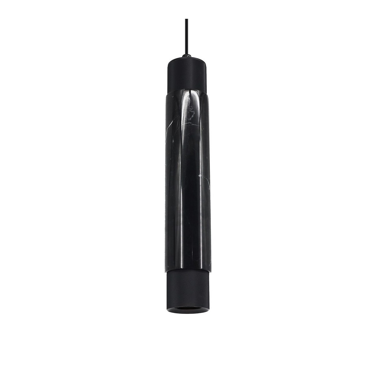 MiLagro Lampa wisząca MARBLE BLACK 1xGU10 ML6339