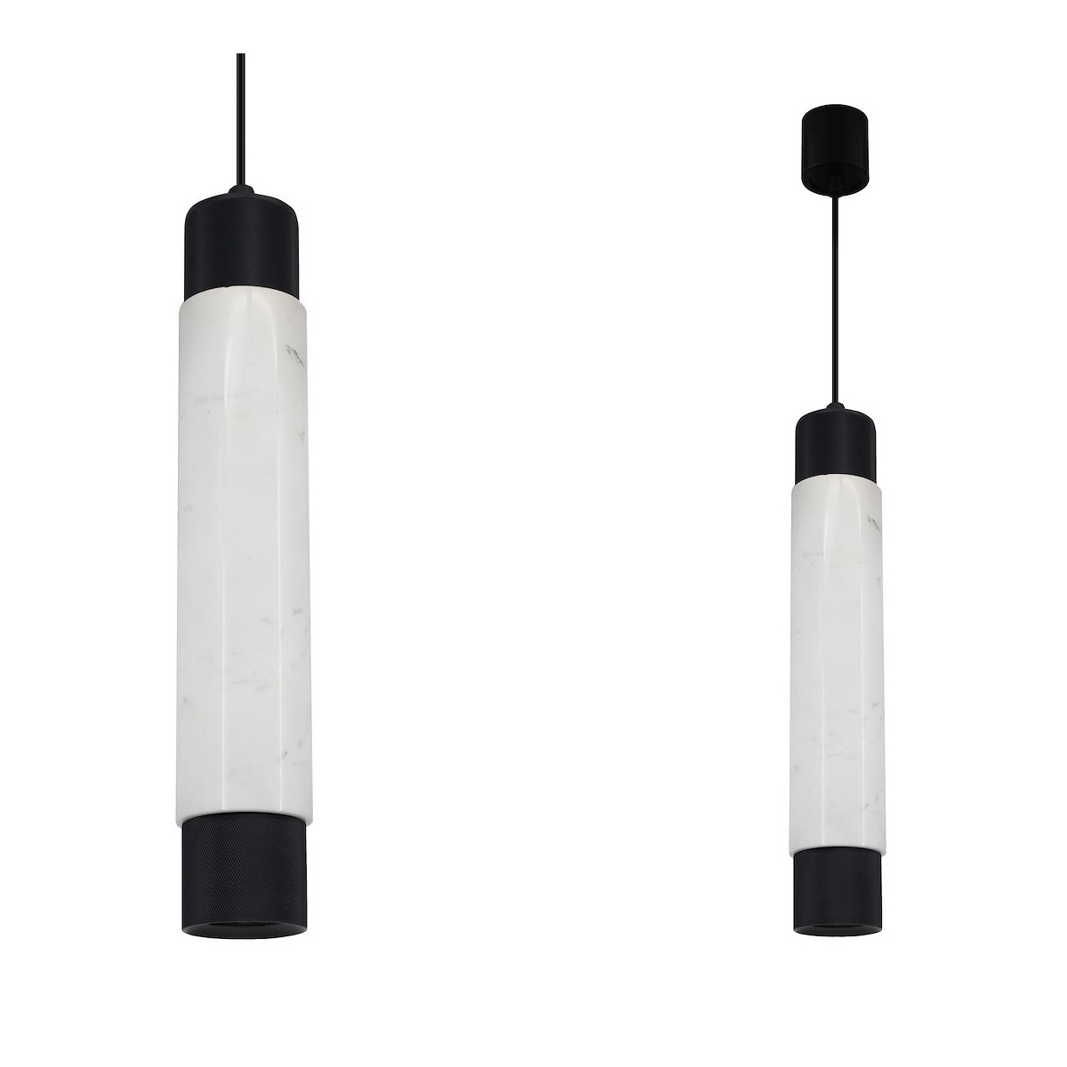 MiLagro MARBLE biało-czarna eleganckie oświetlenie