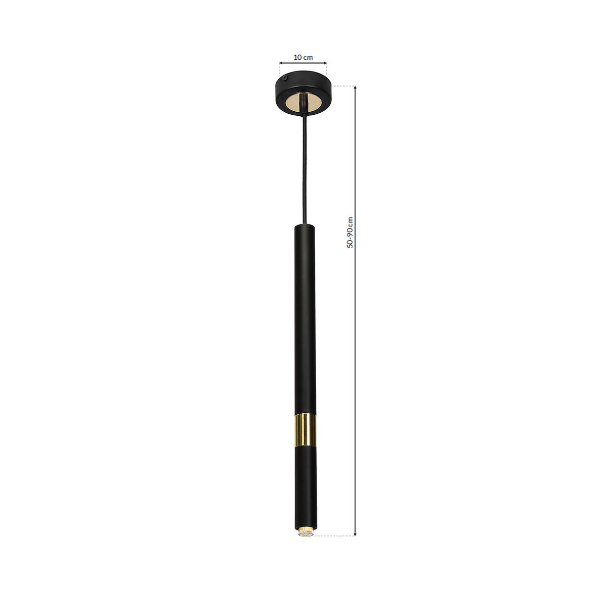 MiLagro MONZA BLACK GOLD wyjątkowa iluminacja