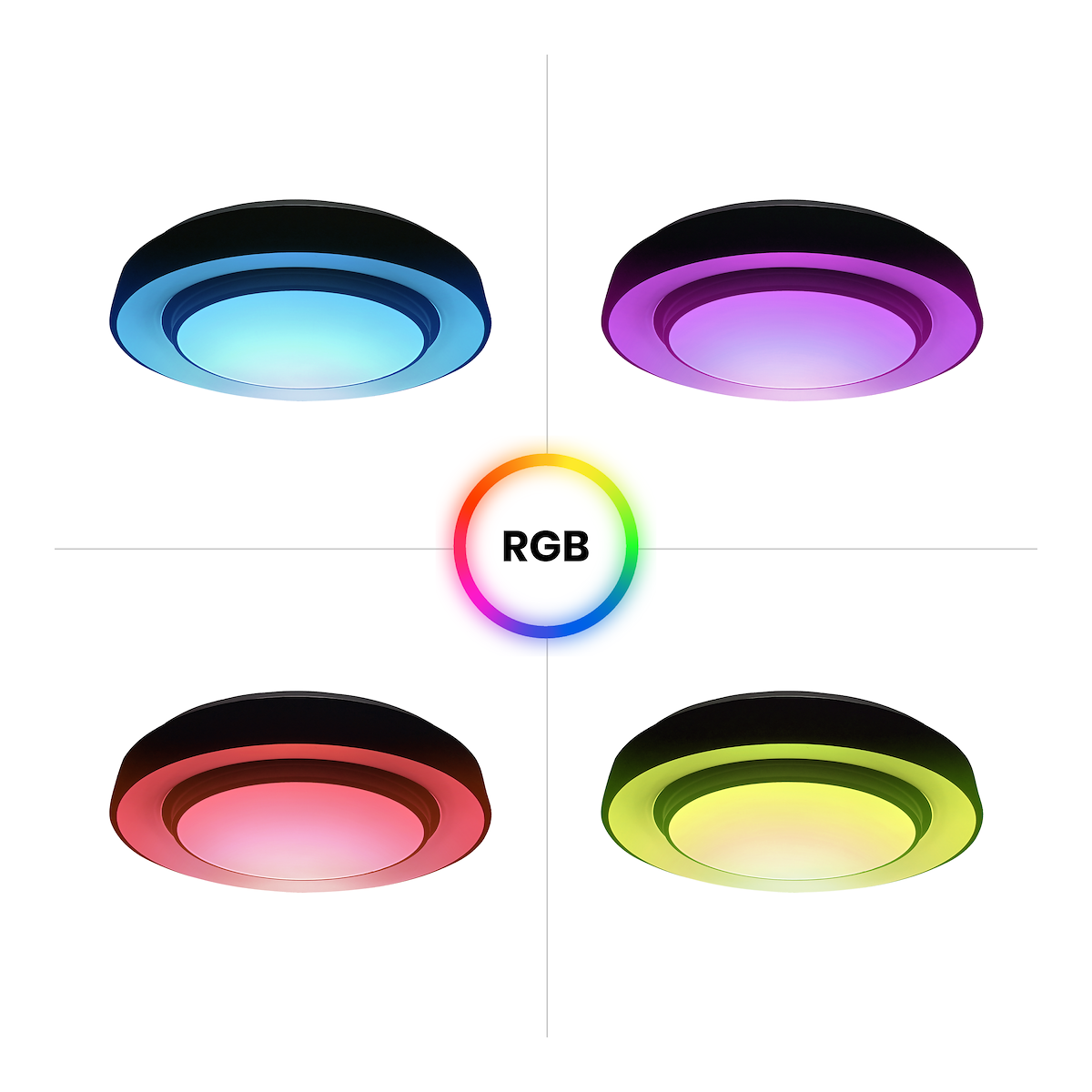 MiLagro NAOMI SMART LED RGB niepowtarzalne oświetlenie wnętrza