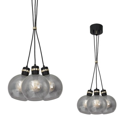 MiLagro OMEGA BLACK GOLD nowoczesne lampy do wnętrz
