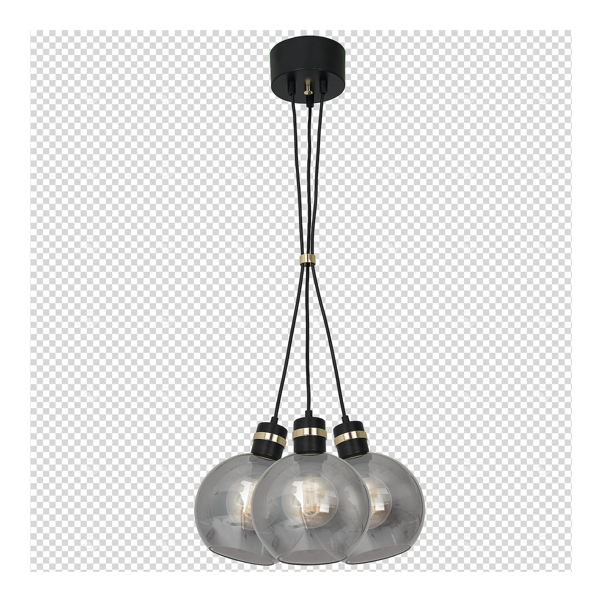 MiLagro OMEGA BLACK GOLD nowoczesne lampy do wnętrz