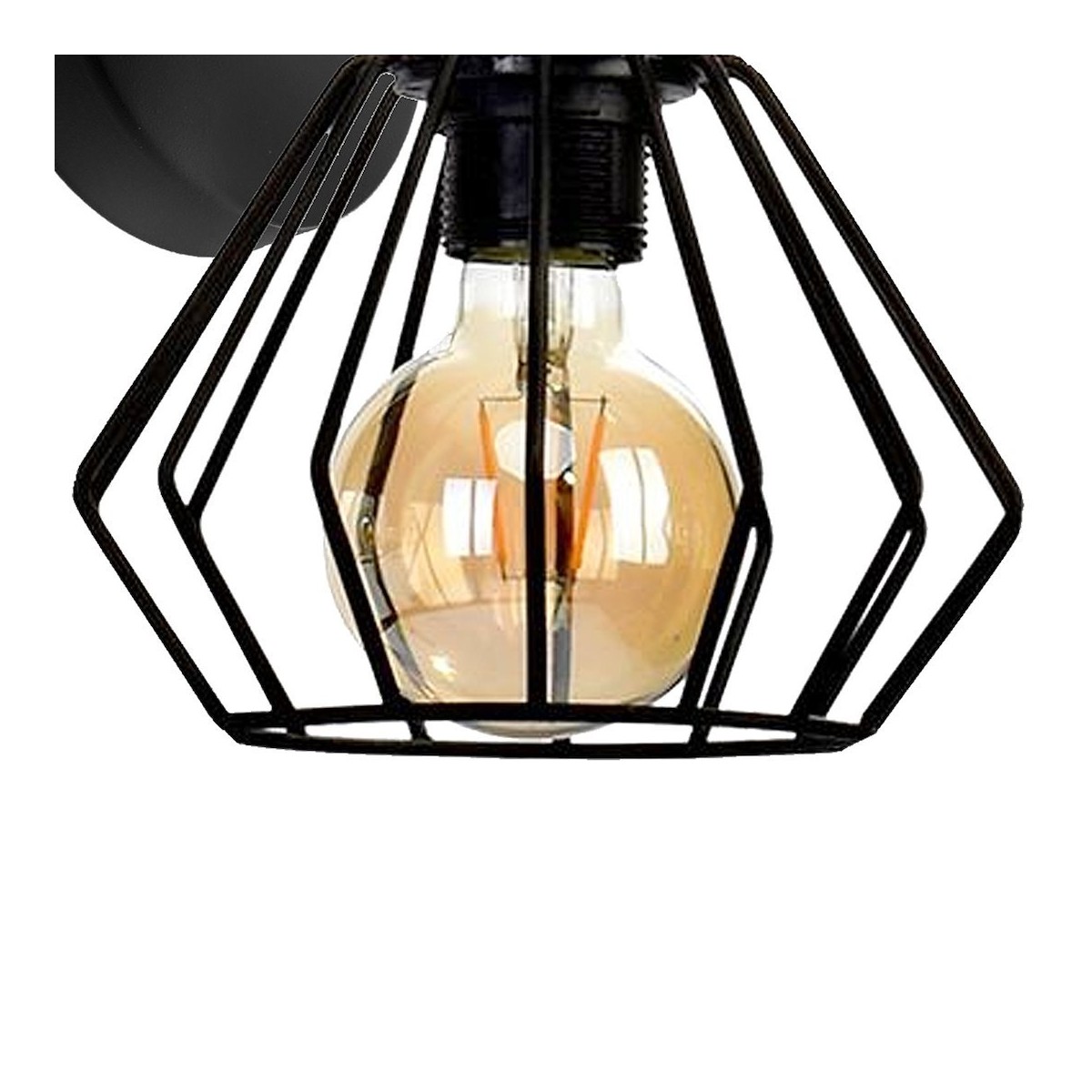 MiLagro Kinkiet ULF BLACK/WOOD 1xE27 60W MLP6250