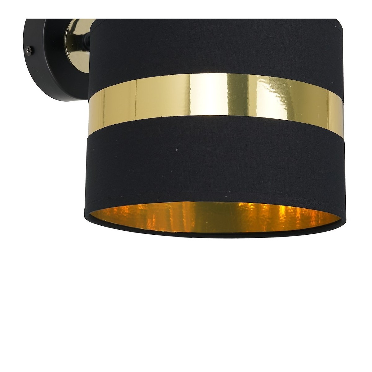 MiLagro Kinkiet PALMIRA BLACK / GOLD 1xE27 60W MLP6317