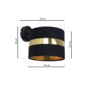 MiLagro PALMIRA BLACK GOLD nastrojowe światło