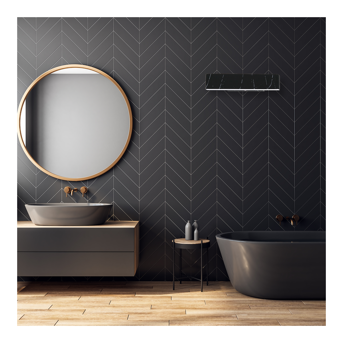 MiLagro Kinkiet PIERCE BLACK 12W LED ML6471