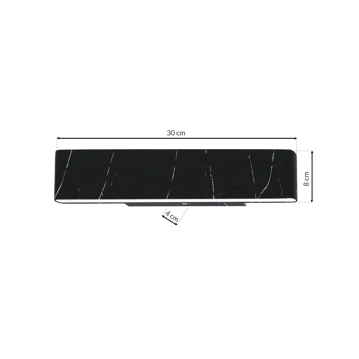 MiLagro PIERCE BLACK LED stylowe lampy sufitowe