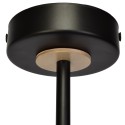 MiLagro Lampa sufitowa SALMA BLACK / WOOD 3xE27 MLP6297