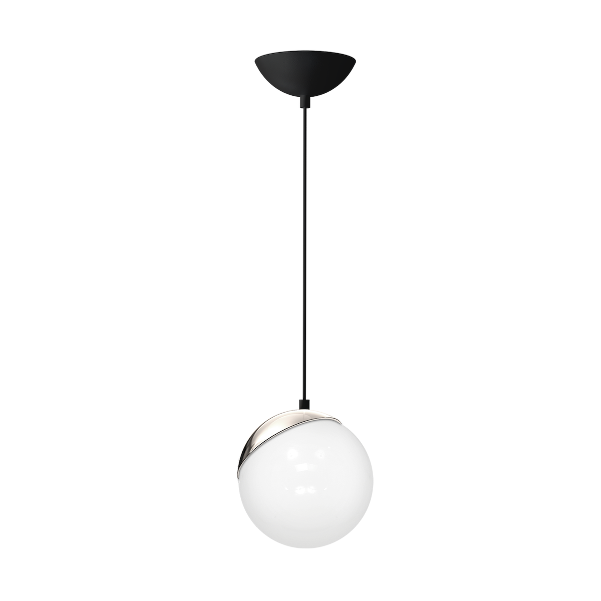 MiLagro Lampa wisząca SFERA BLACK/CHROME 1xE14 MLP4673