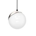 MiLagro Lampa wisząca SFERA BLACK/CHROME 1xE14 MLP4673