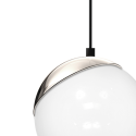 MiLagro Lampa wisząca SFERA BLACK/CHROME 1xE14 MLP4673