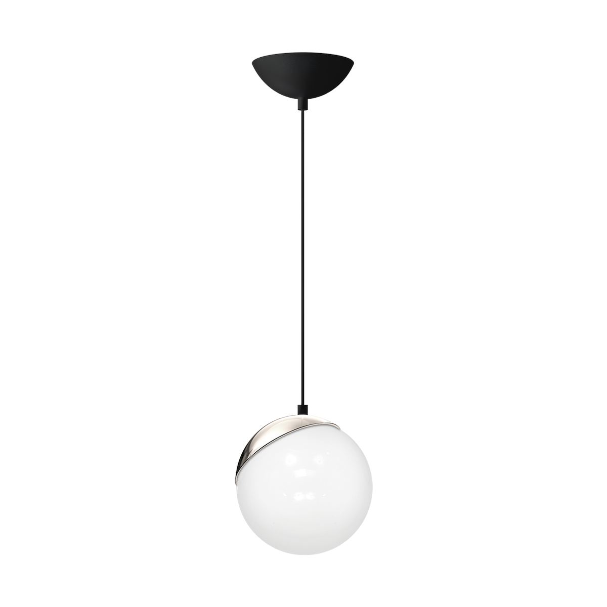 MiLagro Lampa wisząca SFERA BLACK/CHROME 1xE14 MLP4673