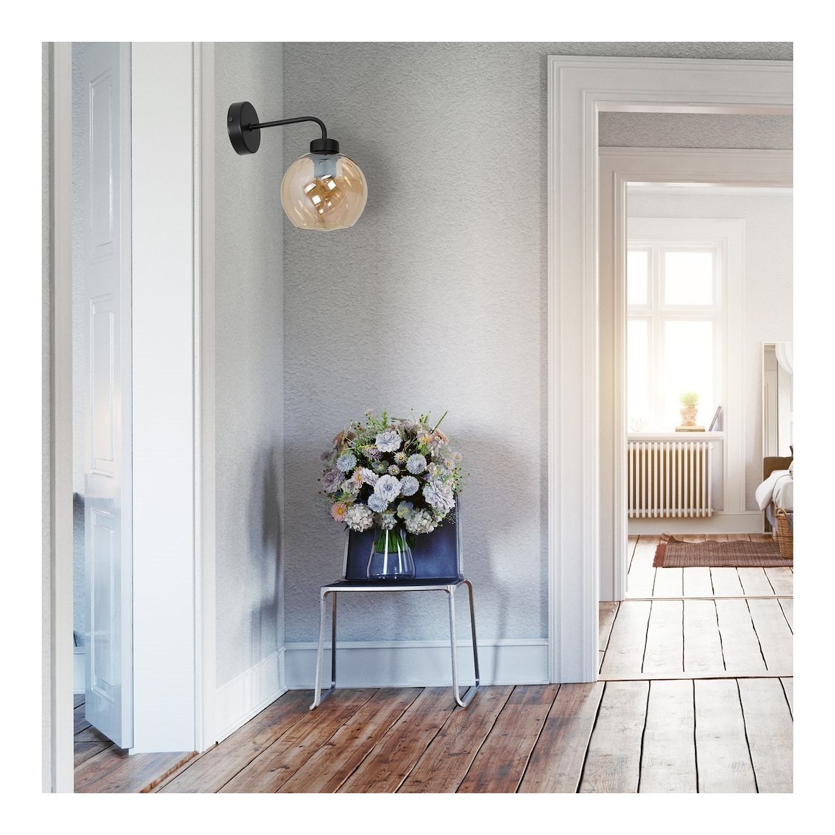 MiLagro Kinkiet SOFIA AMBER 1xE27 MLP6572