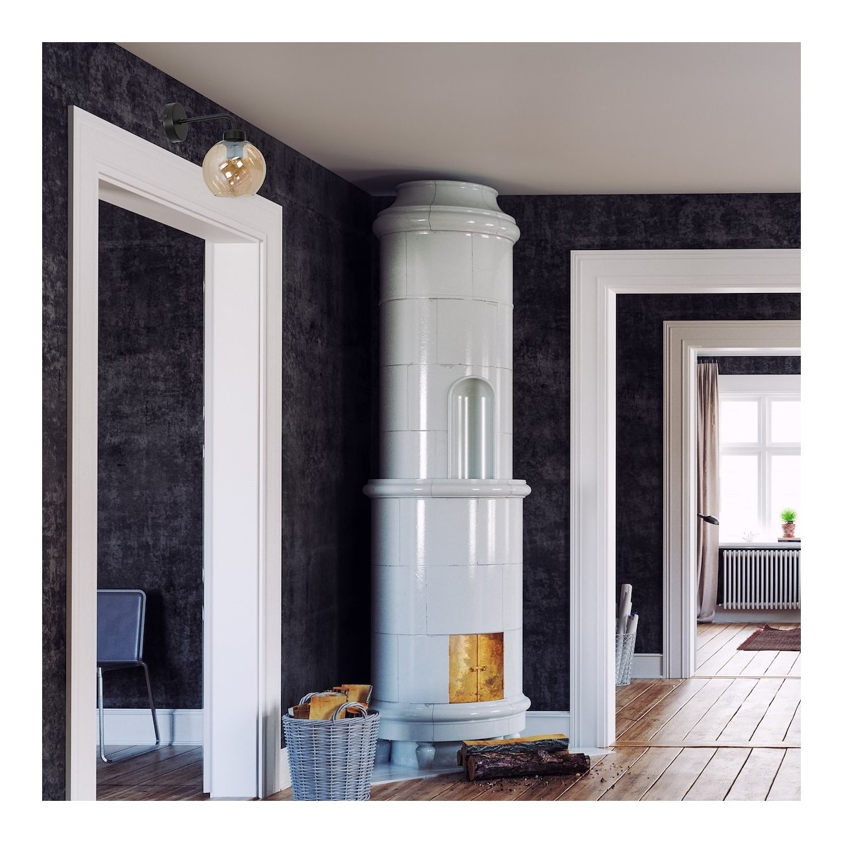 MiLagro Kinkiet SOFIA AMBER 1xE27 MLP6572