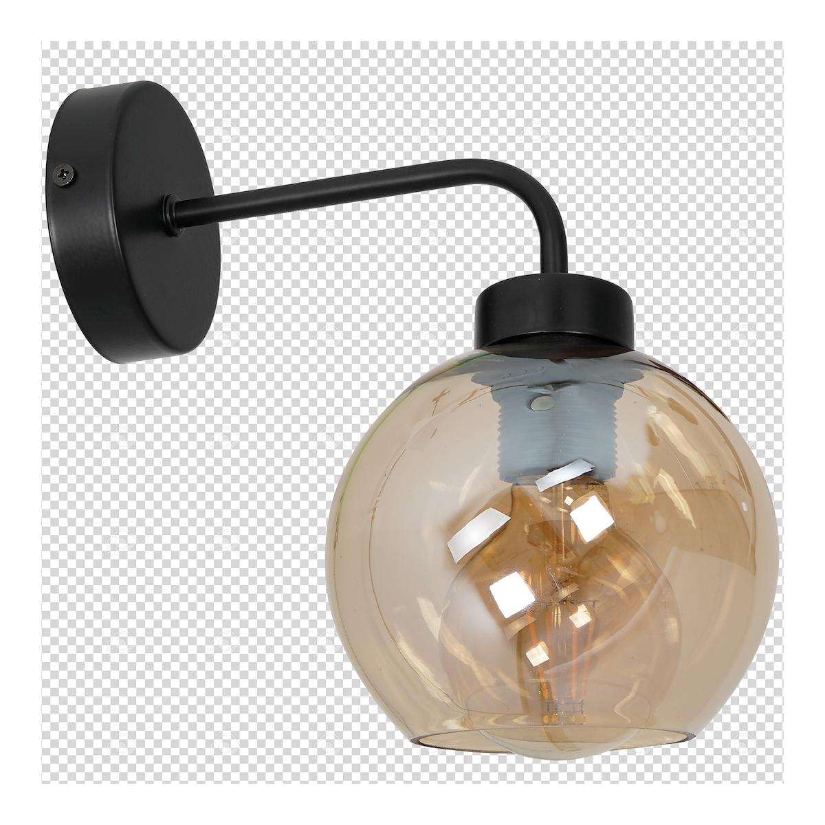 MiLagro Kinkiet SOFIA AMBER 1xE27 MLP6572