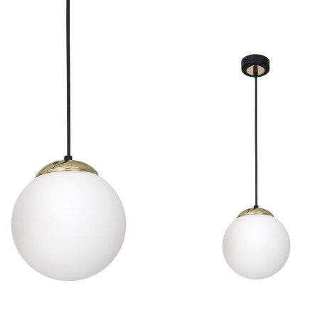 MiLagro Lampa wisząca SPARTA BLACK / GOLD 1xE27 MLP6495