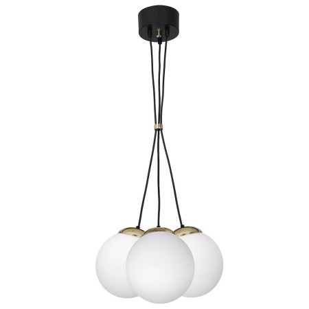 MiLagro Lampa wisząca SPARTA BLACK / GOLD 3xE14 MLP6499