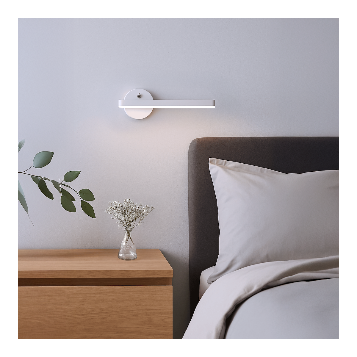 MiLagro Kinkiet Sydney 6W Led Prawy Biały ML6347