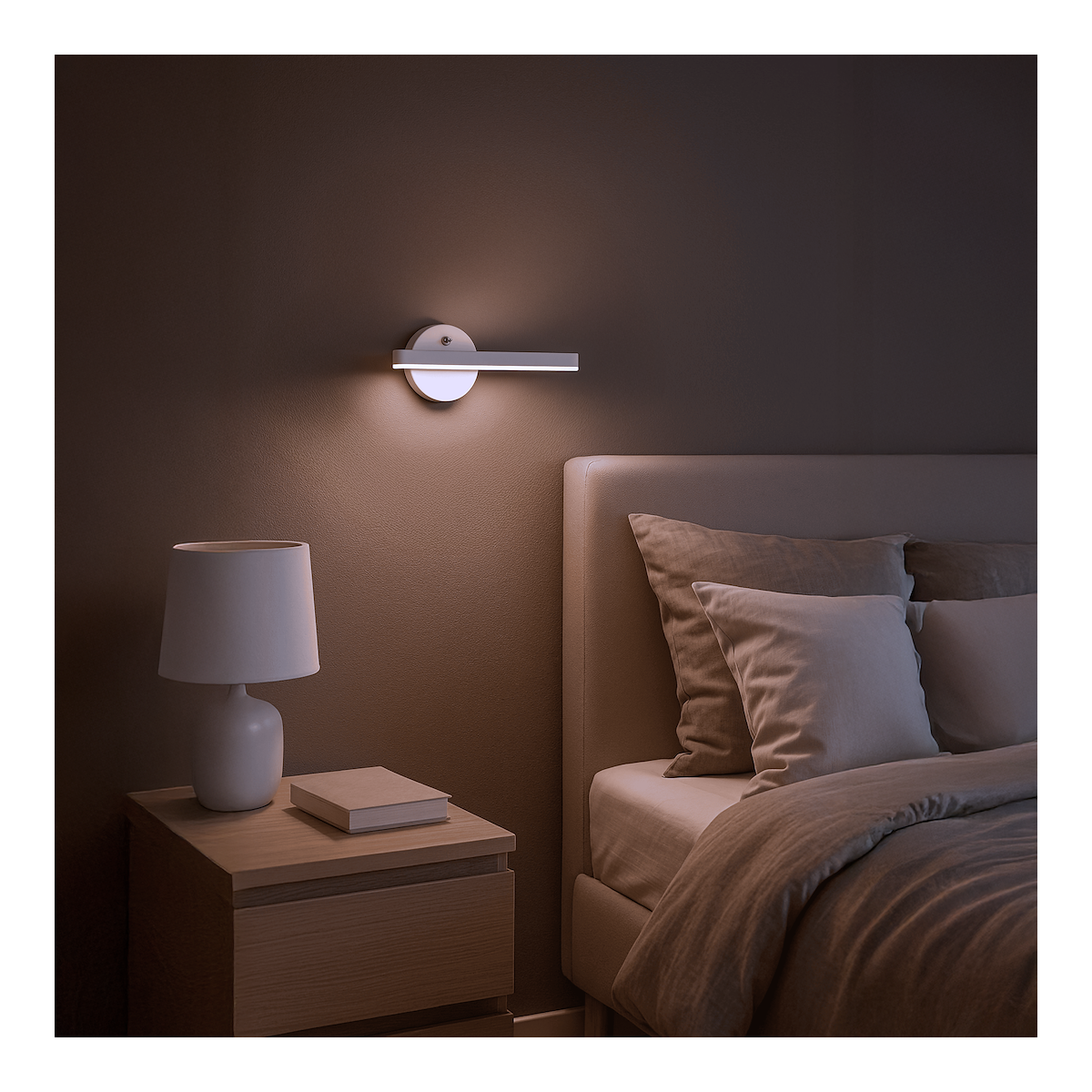 MiLagro Kinkiet Sydney 6W Led Prawy Biały ML6347