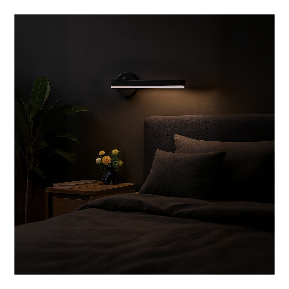 MiLagro Kinkiet SYDNEY 6W LED BLACK prawy ML6348