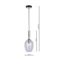 MiLagro Lampa wisząca TANGO CLEAR 1xE14 ML6163