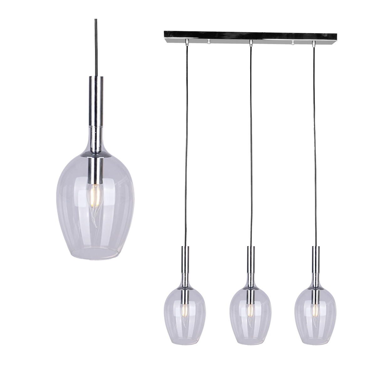 MiLagro TANGO CLEAR 3xE14 oryginalne źródło światła