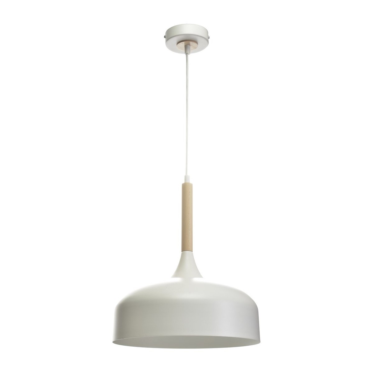 MiLagro Lampa wisząca Taylor Biały 1xE27 60W MLP6217
