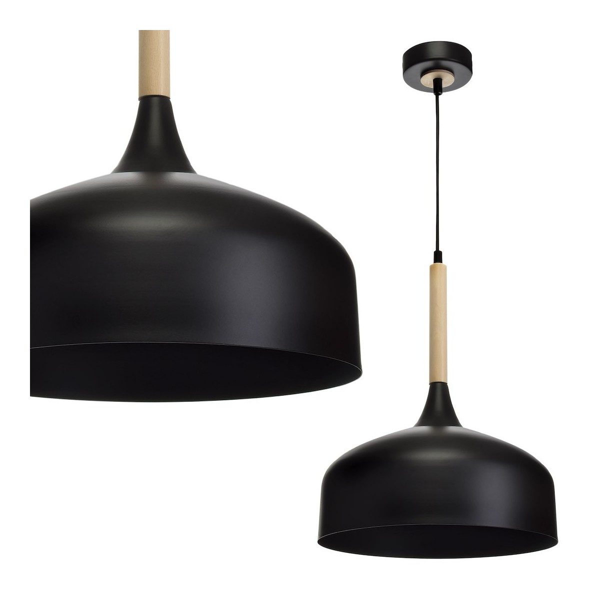 MiLagro TAYLOR BLACK eleganckie oświetlenie