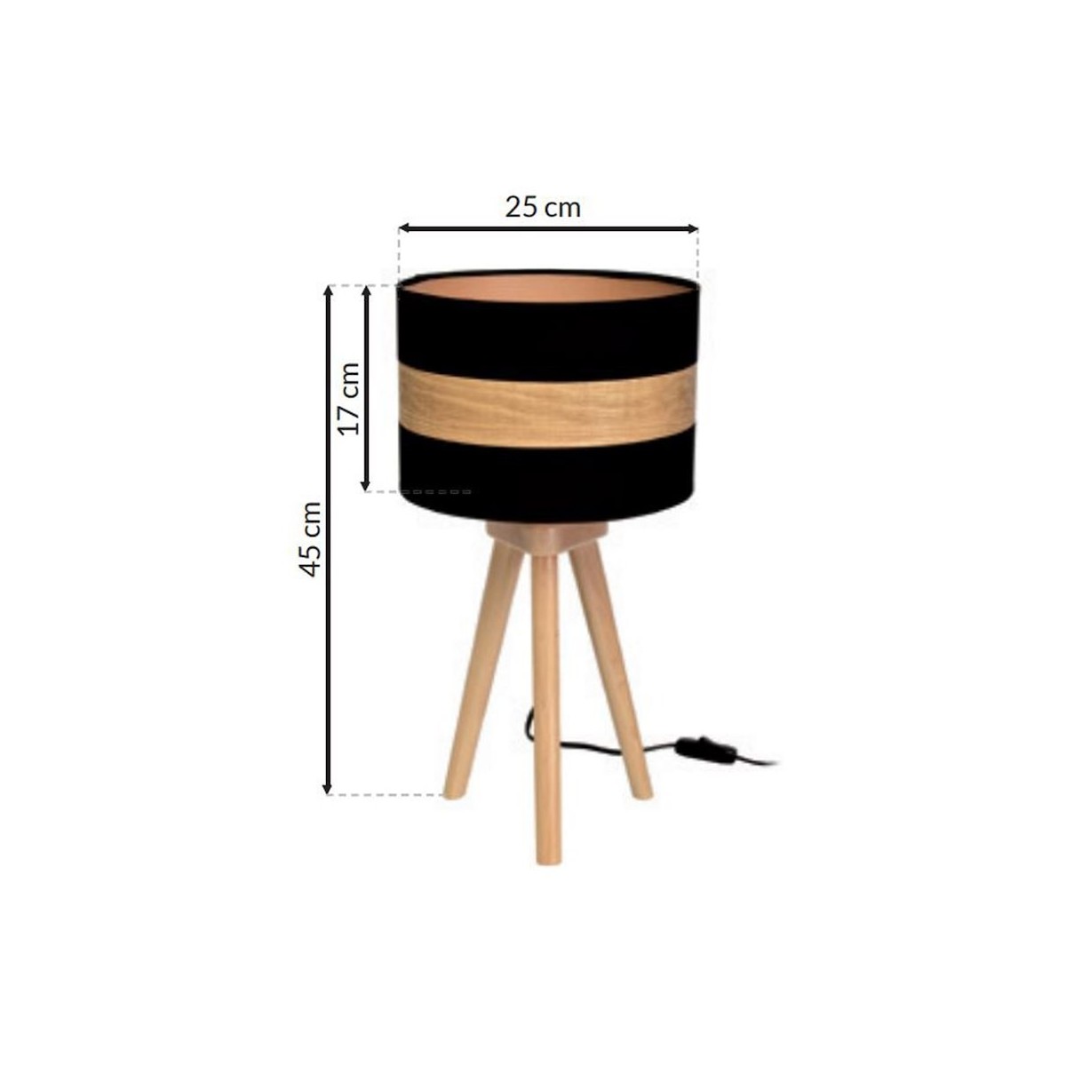 MiLagro TERRA lampka stołowa designerskie oświetlenie