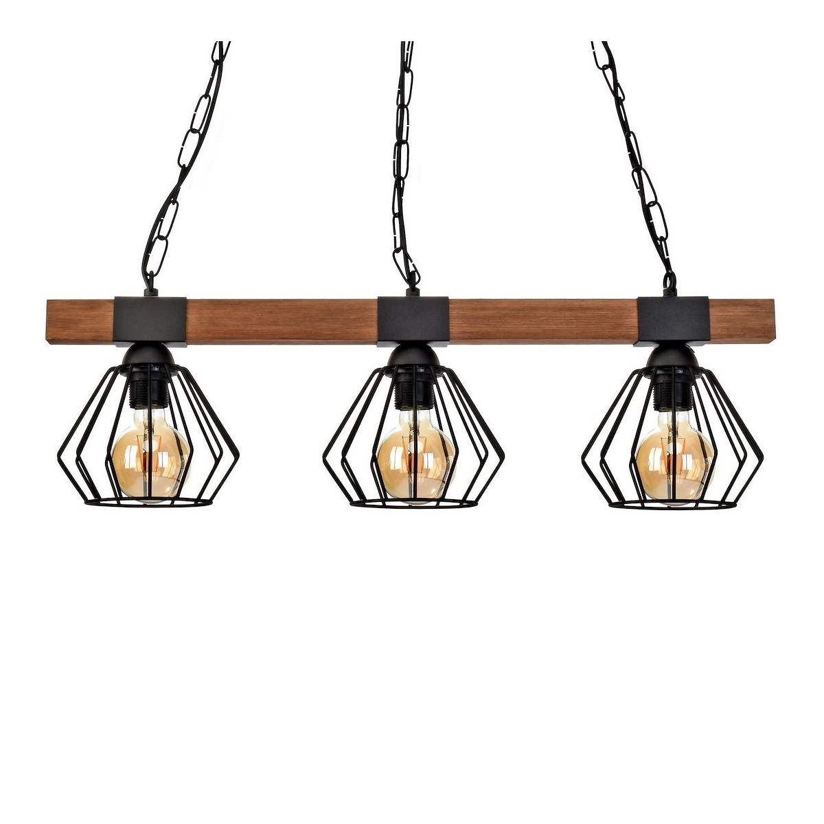 MiLagro ULF BLACK WOOD designerskie oświetlenie